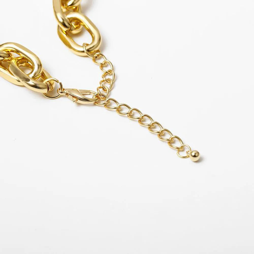 Designer original aluminum alloy thick chain anklet bohemian style 2020 fashion beach foot jewelry ladies party gift