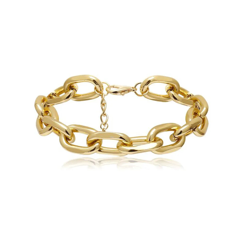 Designer original aluminum alloy thick chain anklet bohemian style 2020 fashion beach foot jewelry ladies party gift