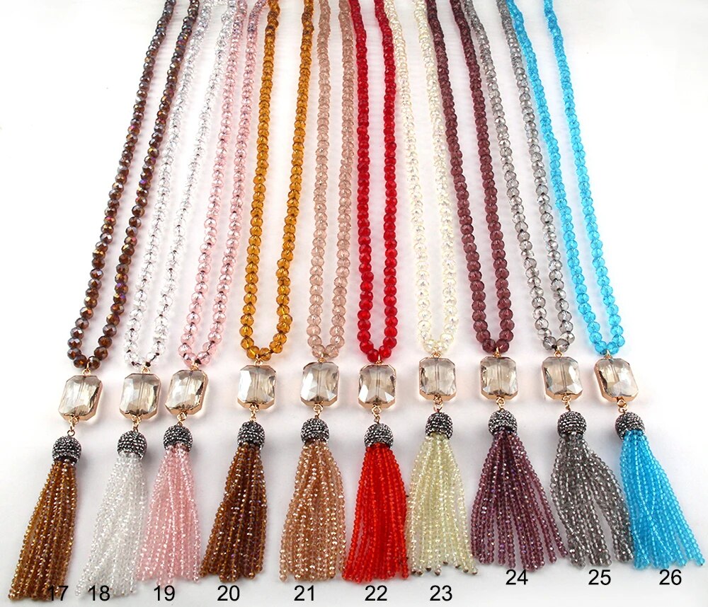 Bohemian Tassel Women Necklace- Available In a Variety Colors