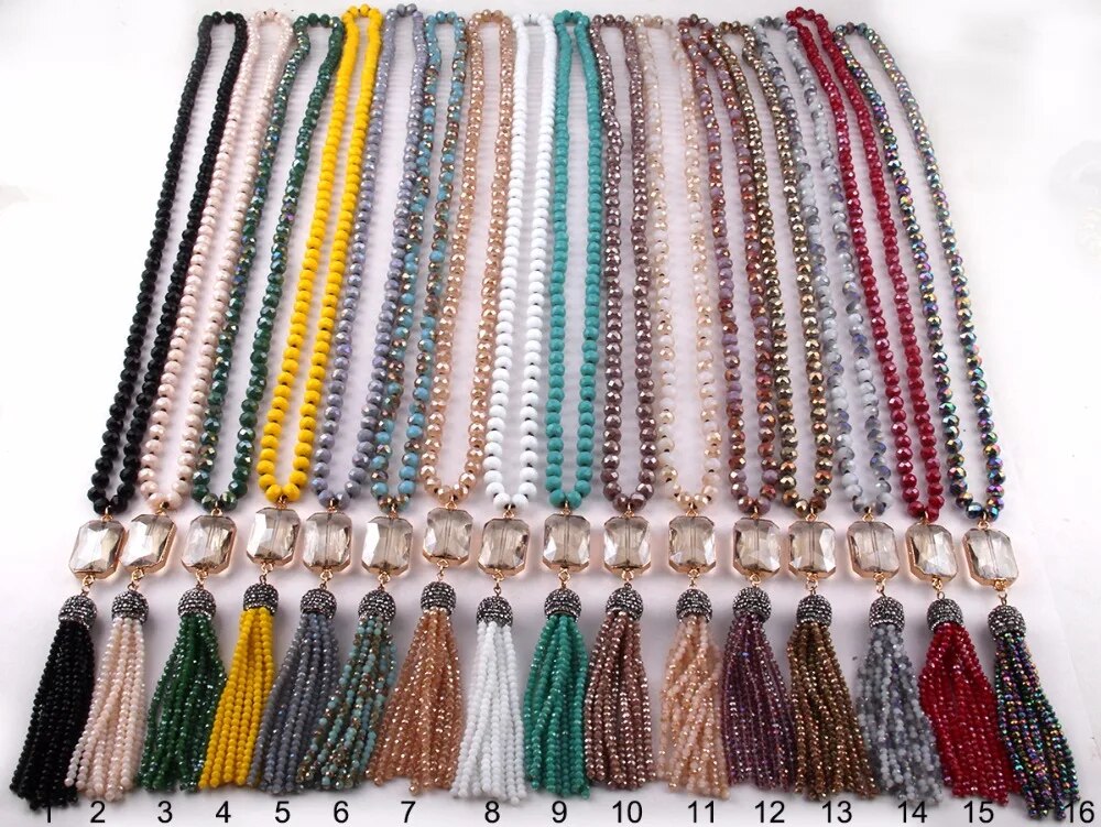 Bohemian Tassel Women Necklace- Available In a Variety Colors