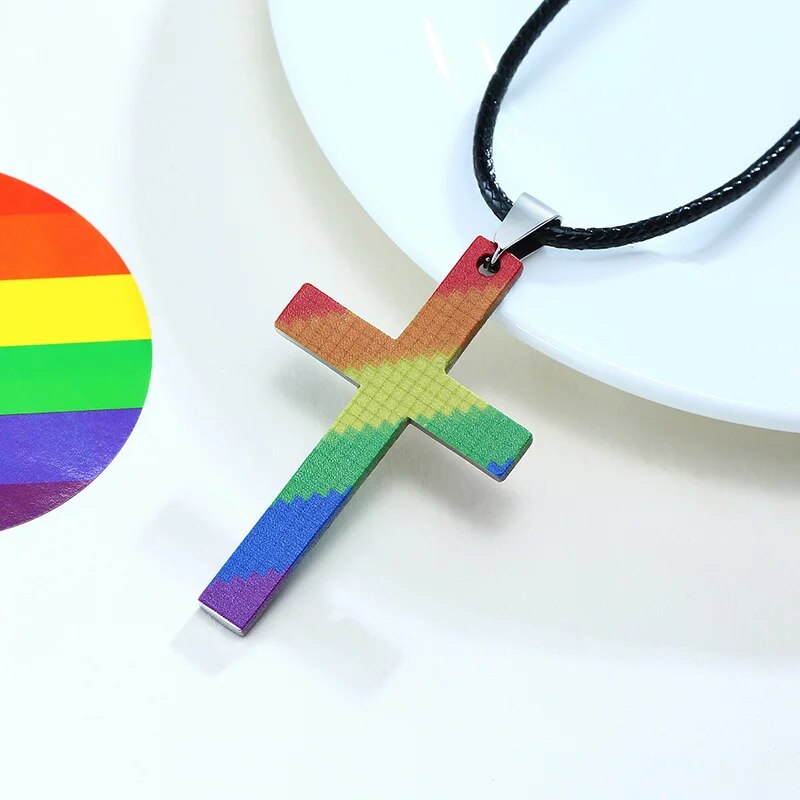 Rainbow LGBT Pendant Love Pride Unisex Necklace