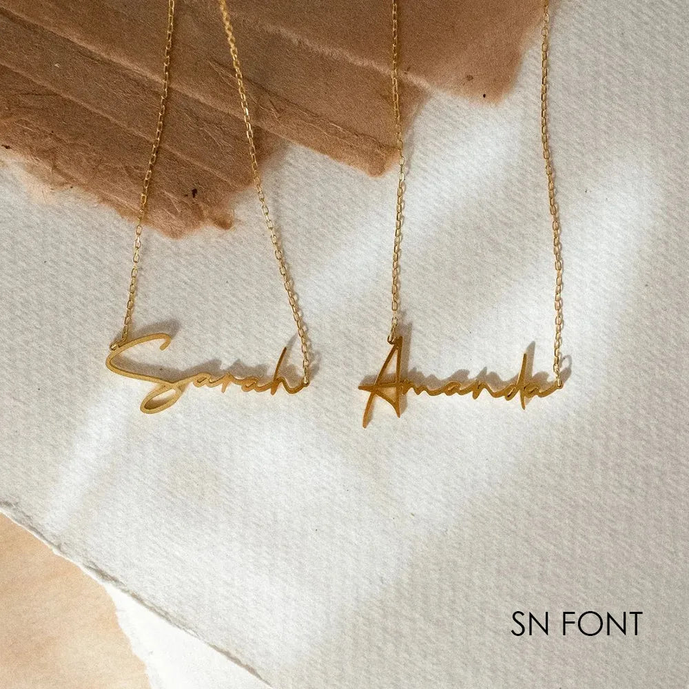 Customized Stainless Steel Initial Name Necklace Custom Personalized Letter Choker Necklace Pendant Nameplate Gift Dropshipping