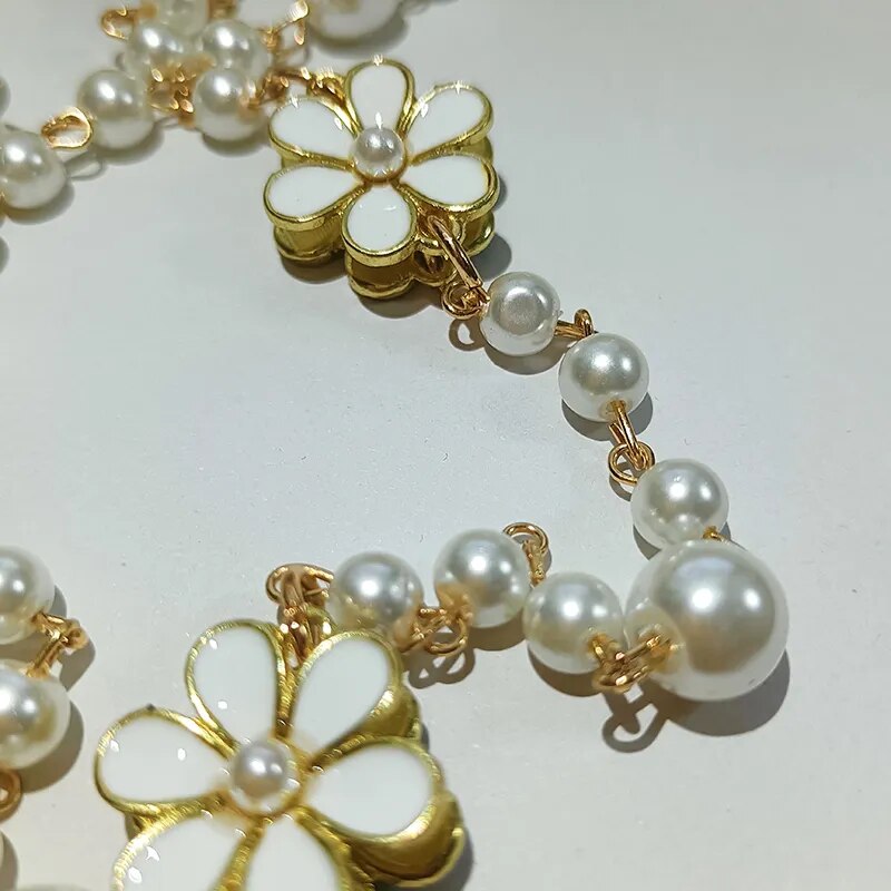 Luxury Double Layer Women's Pearl Necklace
