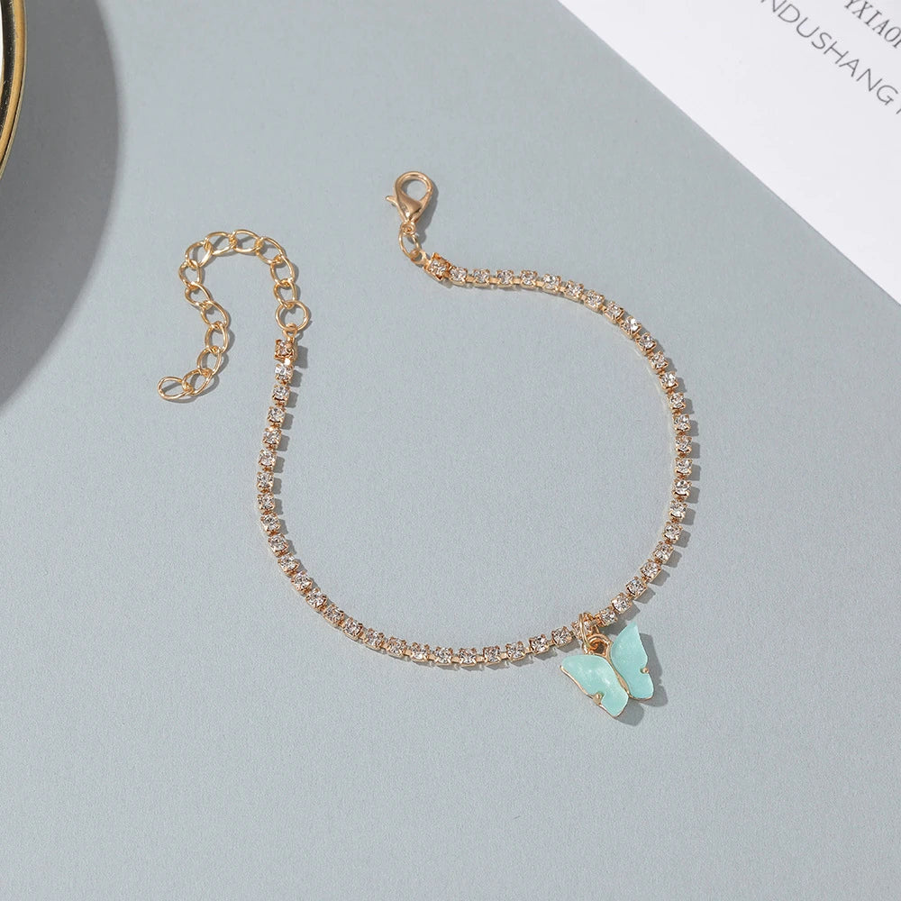 Butterfly Anklet Bracelet