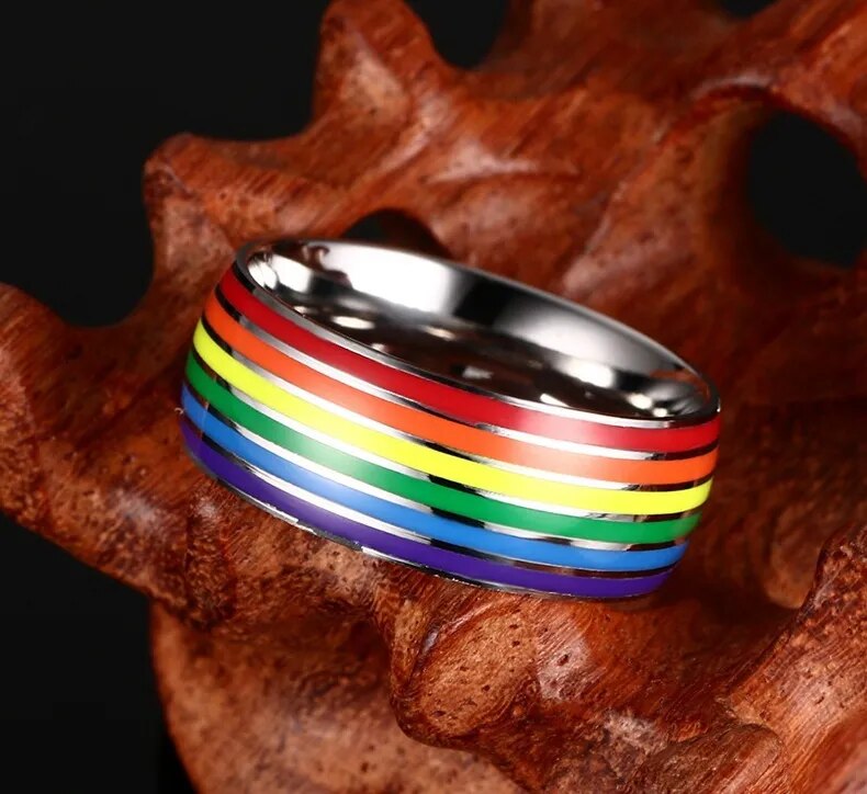 Pride Love Rainbow Unisex Ring