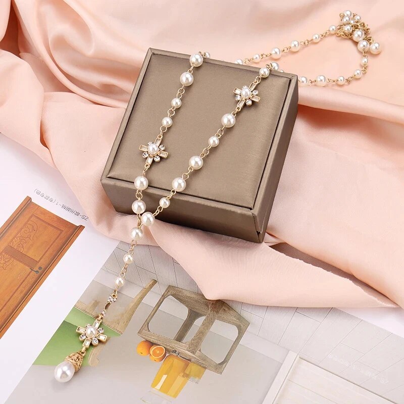 Double Layer Pearl Necklace