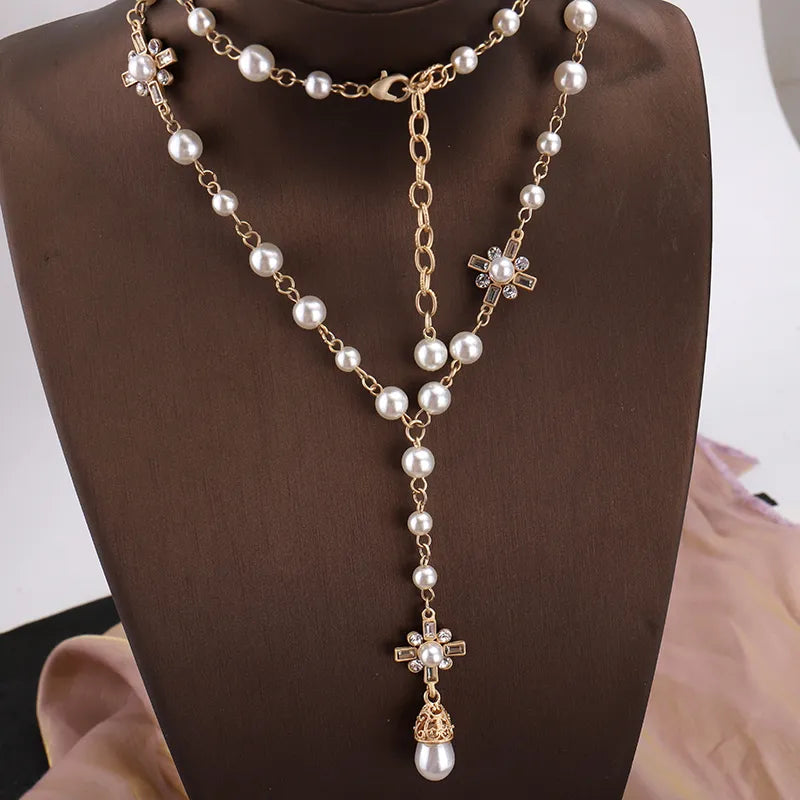 Double Layer Pearl Necklace