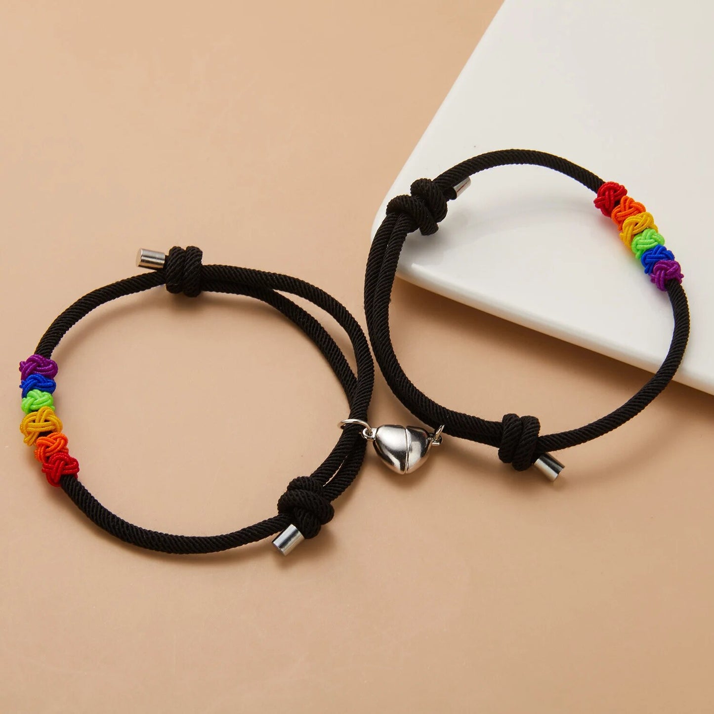 Heart Distance Magnetic Couple Pride Love Bracelets