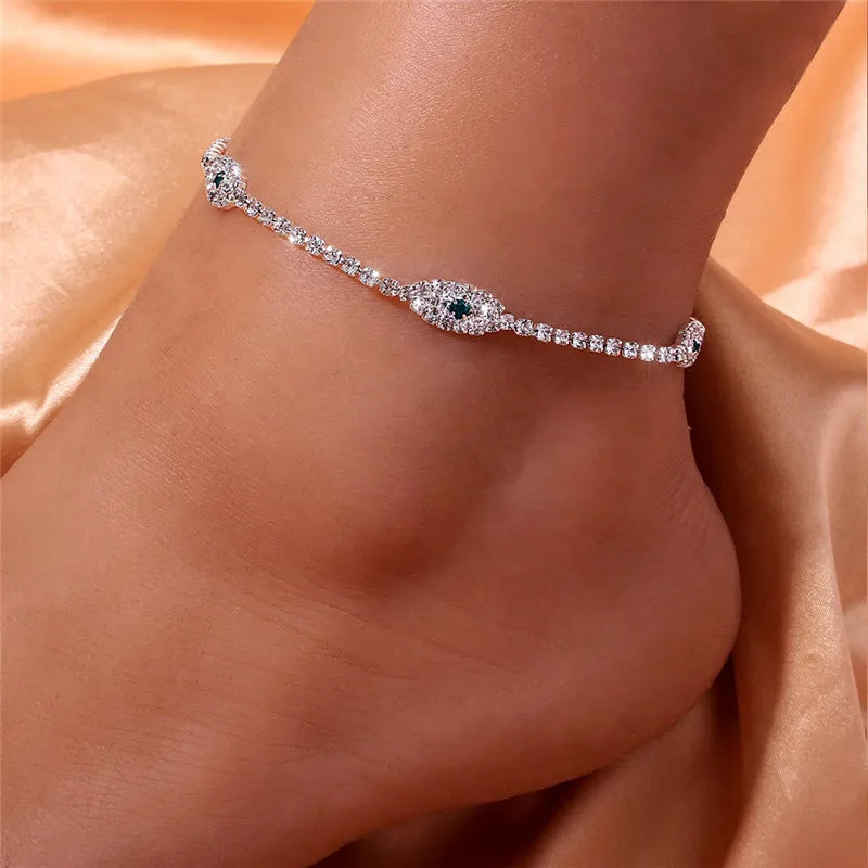 CAOSHI Fashion Female Gorgeous Anklets for Anniversary Party Delicate Luxury Lady Accessories for Beach Jewelry for Women Feet