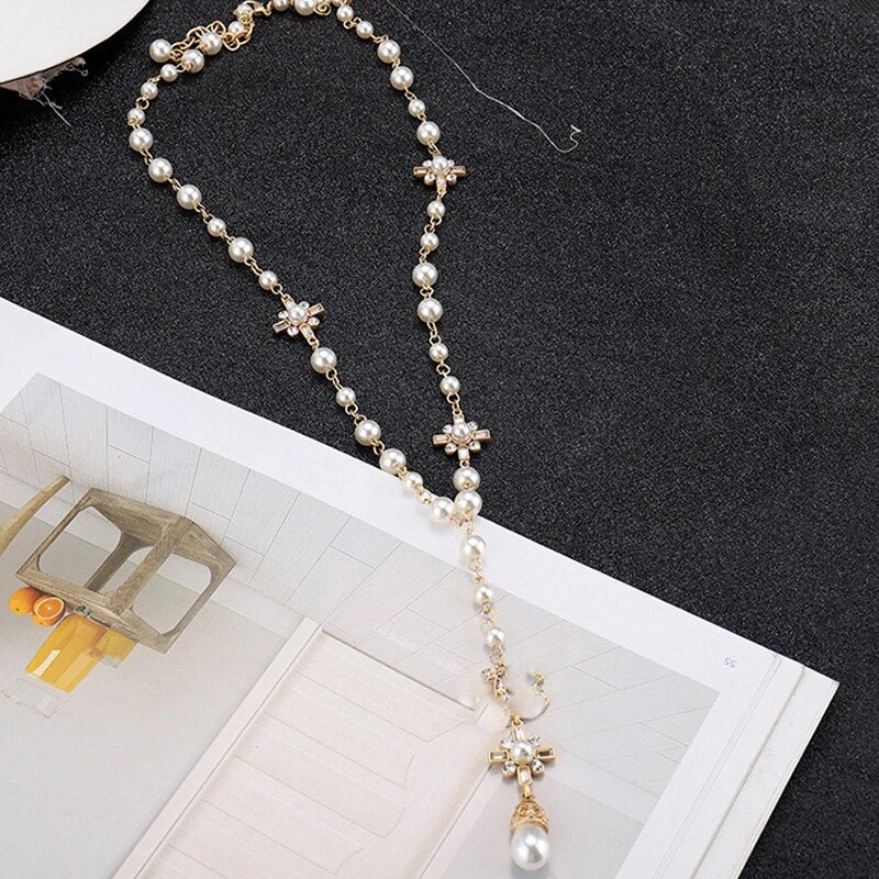 Double Layer Pearl Necklace