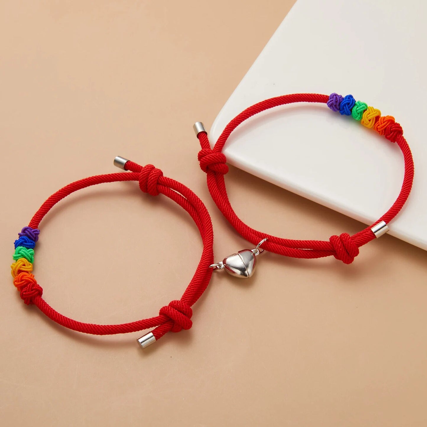 Heart Distance Magnetic Couple Pride Love Bracelets