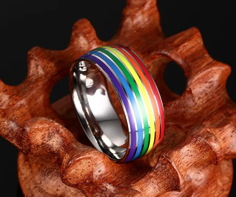 Pride Love Rainbow Unisex Ring