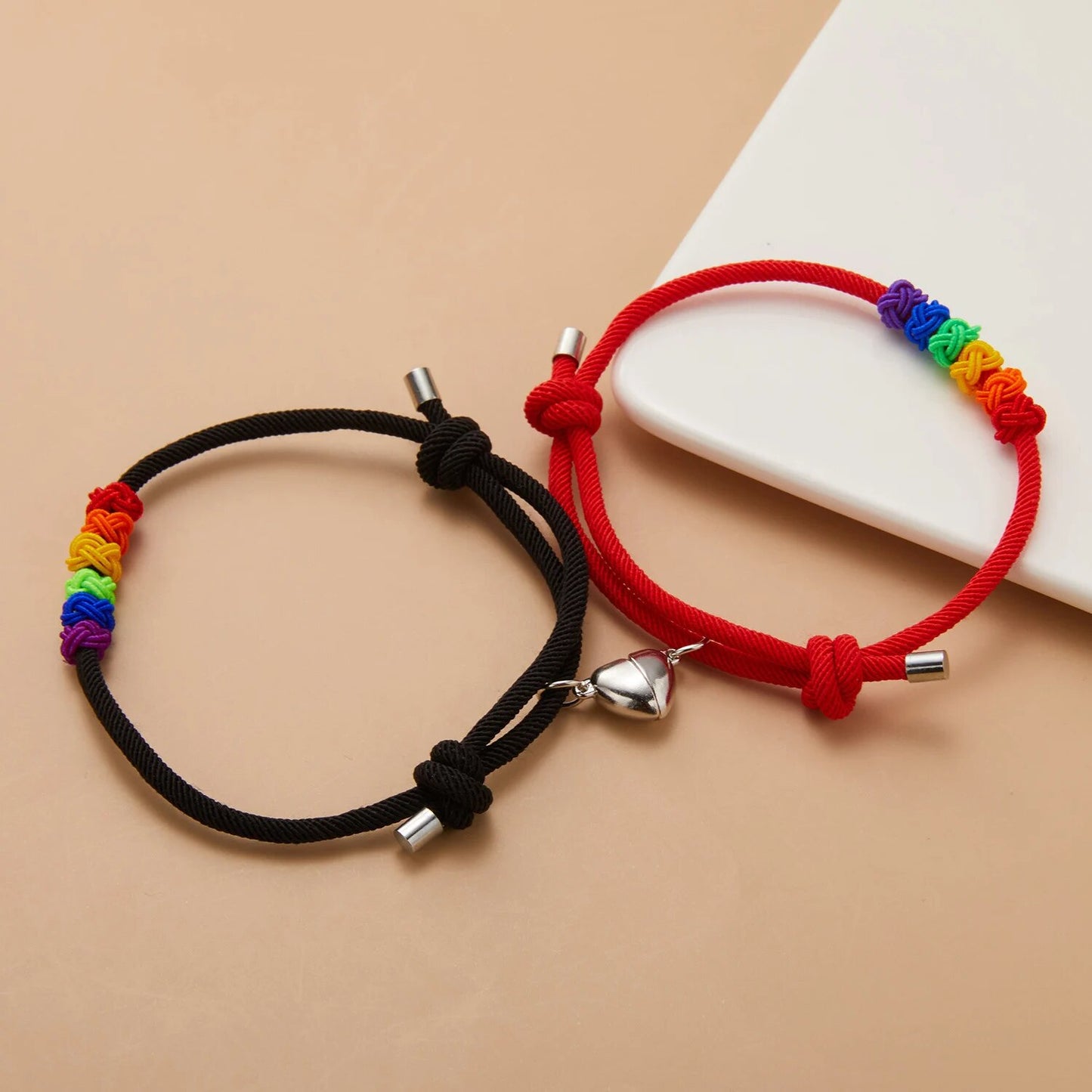 Heart Distance Magnetic Couple Pride Love Bracelets