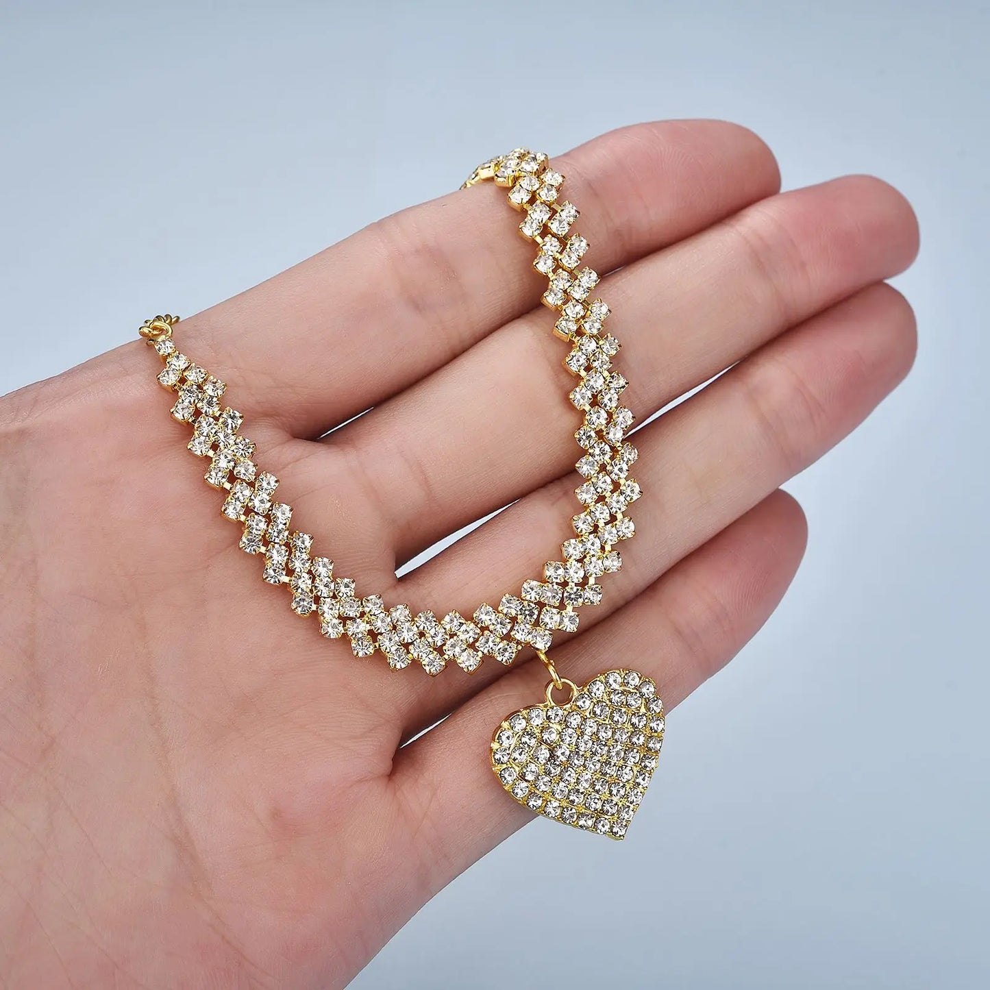 Shining Cubic Zirconia Chain Anklet for Women Fashion Silver Color Ankle Bracelet Barefoot Sandals Foot Jewelry