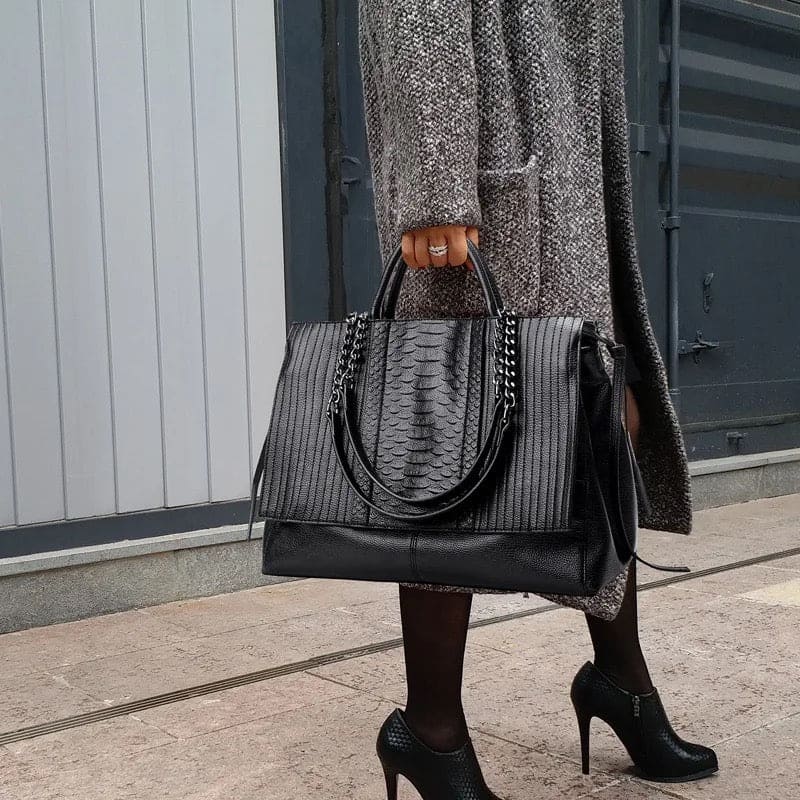 Luxury Crocodile Oversize Handbag