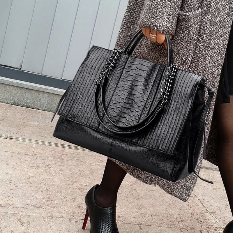 Luxury Crocodile Oversize Handbag