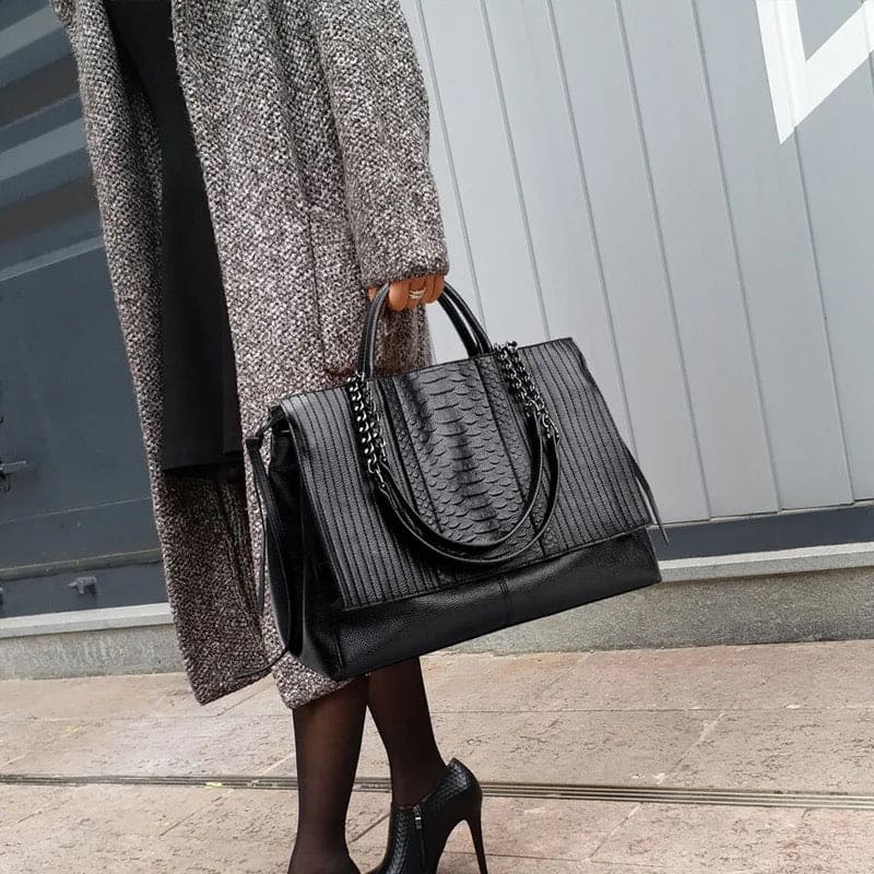 Luxury Crocodile Oversize Handbag