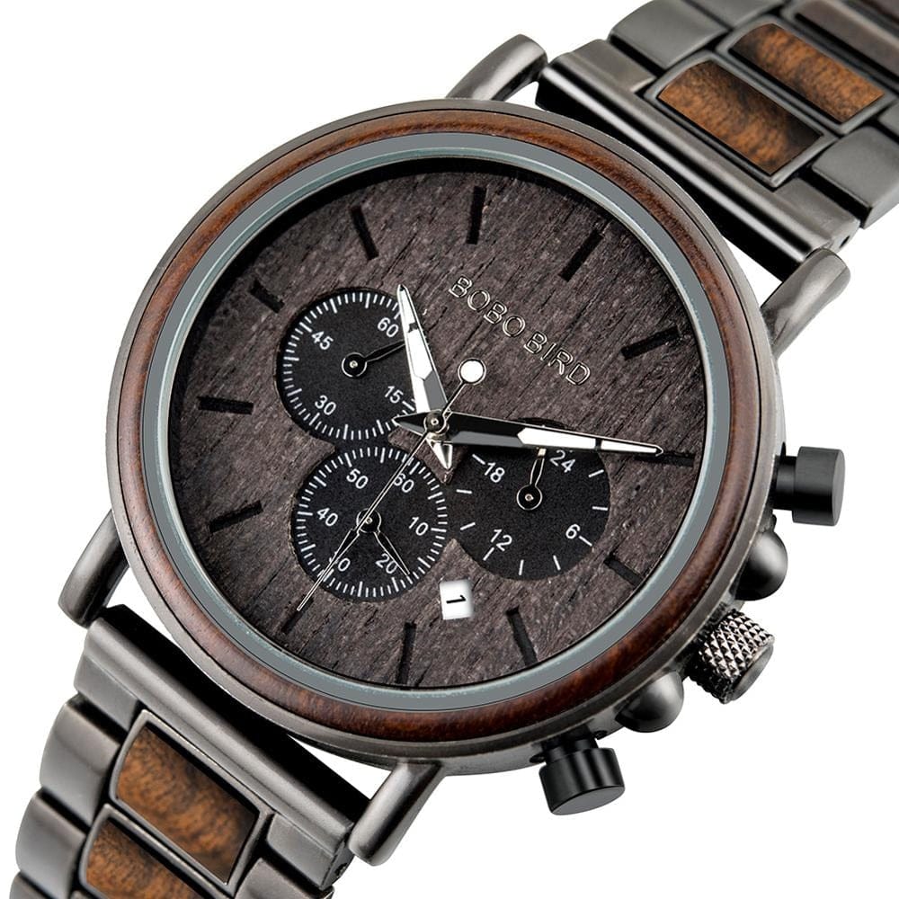Luxury Wood Men's Watch w/giftbox