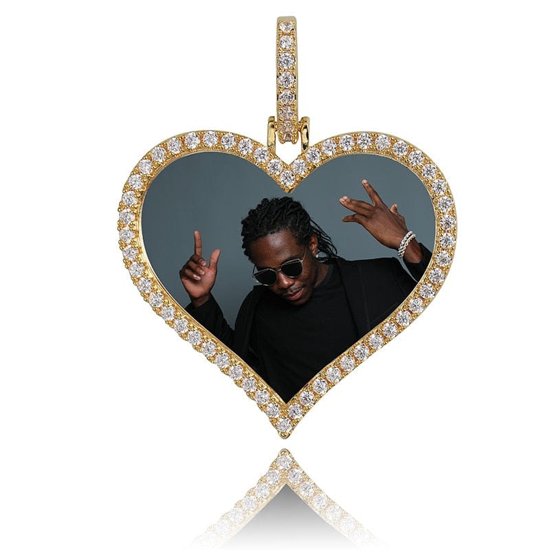 Heart Photo Pendant w/ Necklace