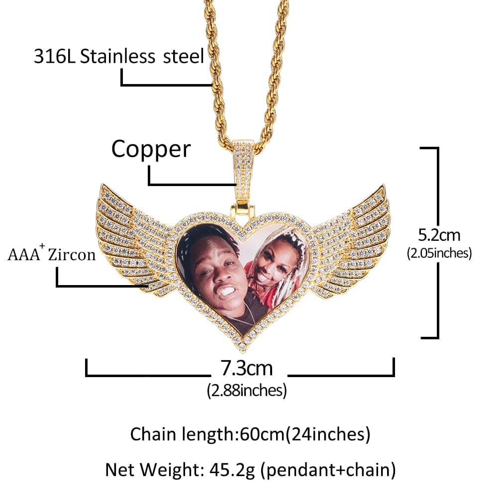 Heart Custom Unisex Necklace