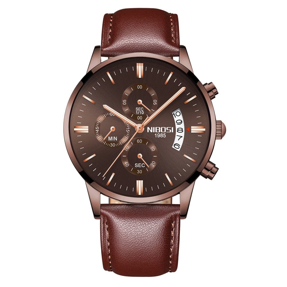 NIBOSI Men Watches Luxury Famous Top Brand Men's Fashion Casual Dress Watch Military Quartz Wristwatches Relogio Masculino Saat