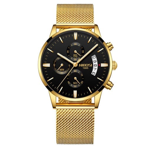 NIBOSI Men Watches Luxury Famous Top Brand Men's Fashion Casual Dress Watch Military Quartz Wristwatches Relogio Masculino Saat