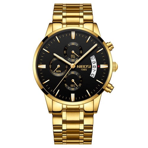 NIBOSI Men Watches Luxury Famous Top Brand Men's Fashion Casual Dress Watch Military Quartz Wristwatches Relogio Masculino Saat