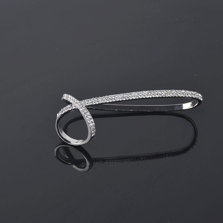 Unique Silver Bling Palm Cuff Bracelet