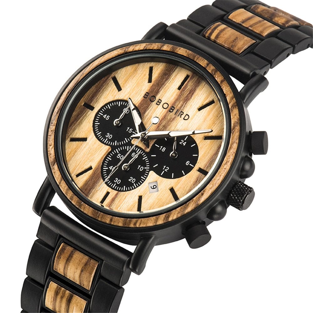 Luxury Wood Men's Watch w/giftbox