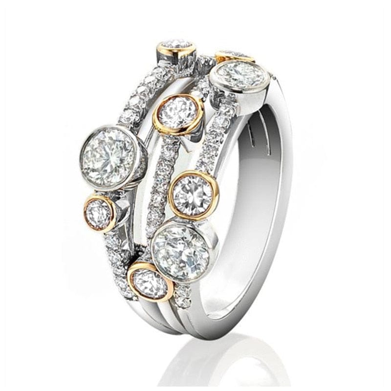 Vintage Two Tone Lavish Lux Women's Ring