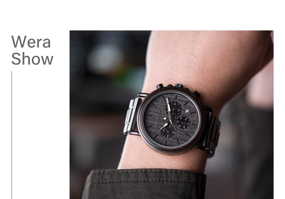Luxury Wood Men's Watch w/giftbox
