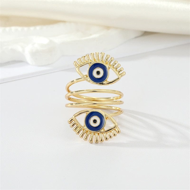 Evil Eye Adjustable Finger Rings