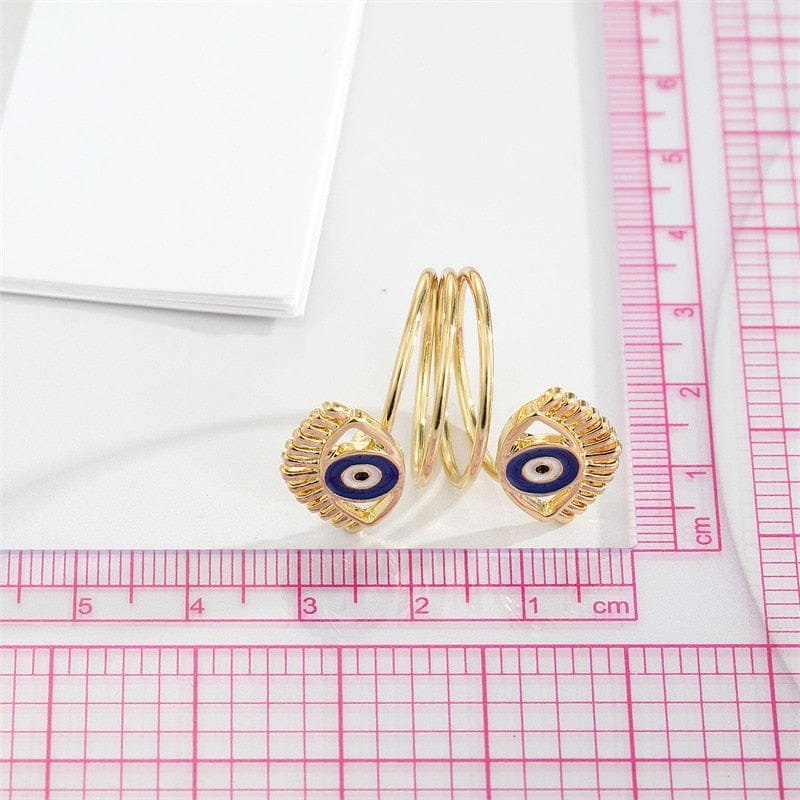Evil Eye Adjustable Finger Rings