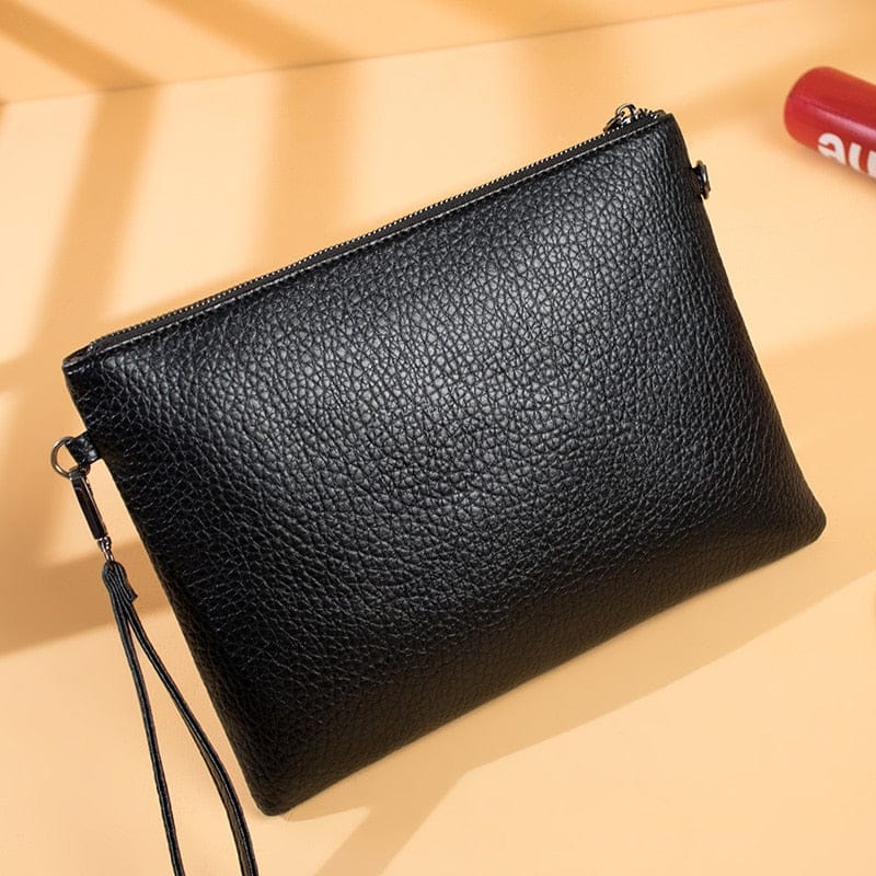Black Spiked Women Clutch Handbag