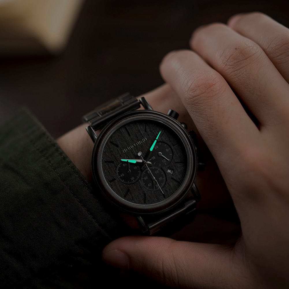 Luxury Wood Men's Watch w/giftbox