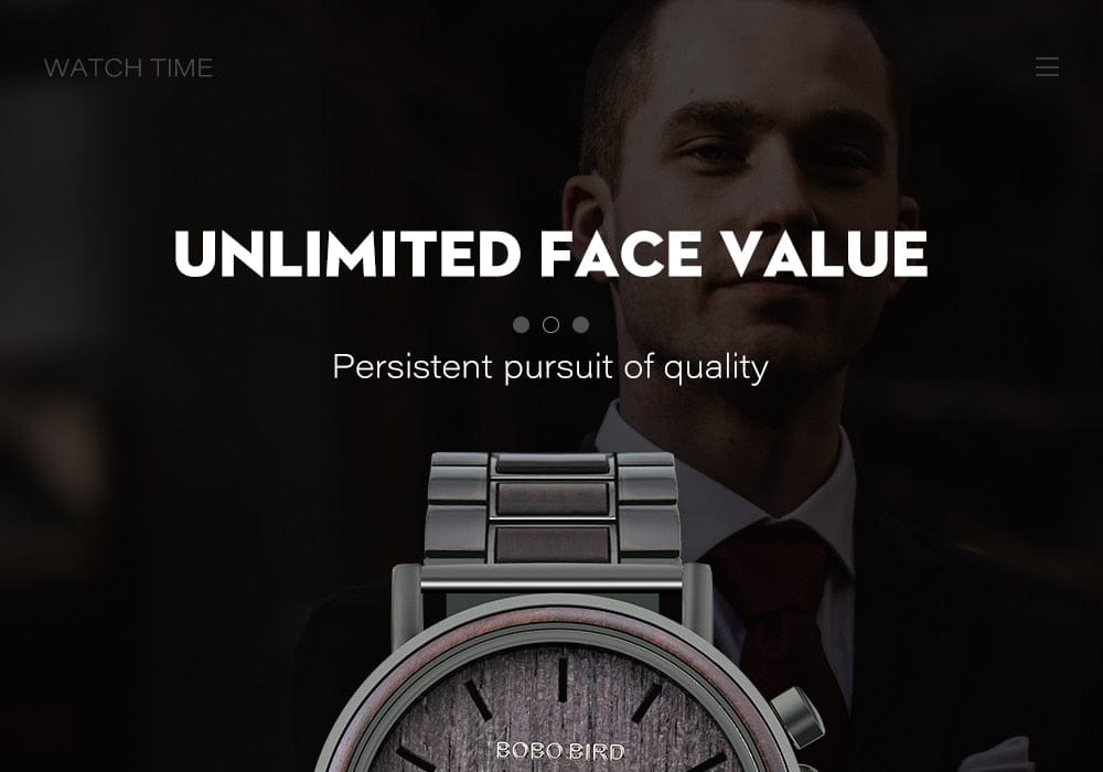 Luxury Wood Men's Watch w/giftbox
