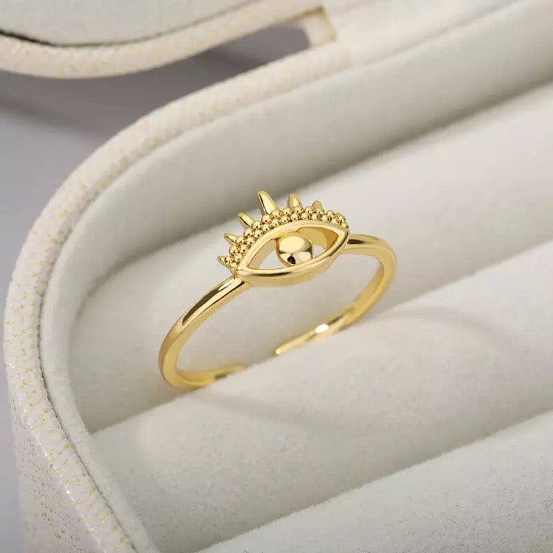 Evil Eye Adjustable Ring