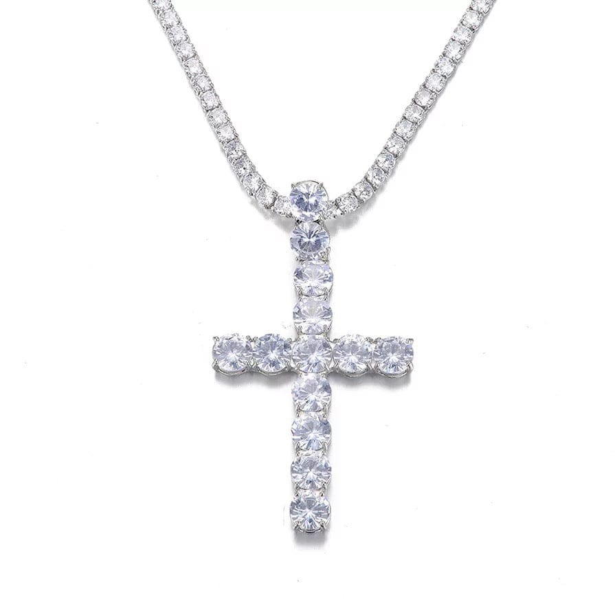 Iced Out Cross Necklace