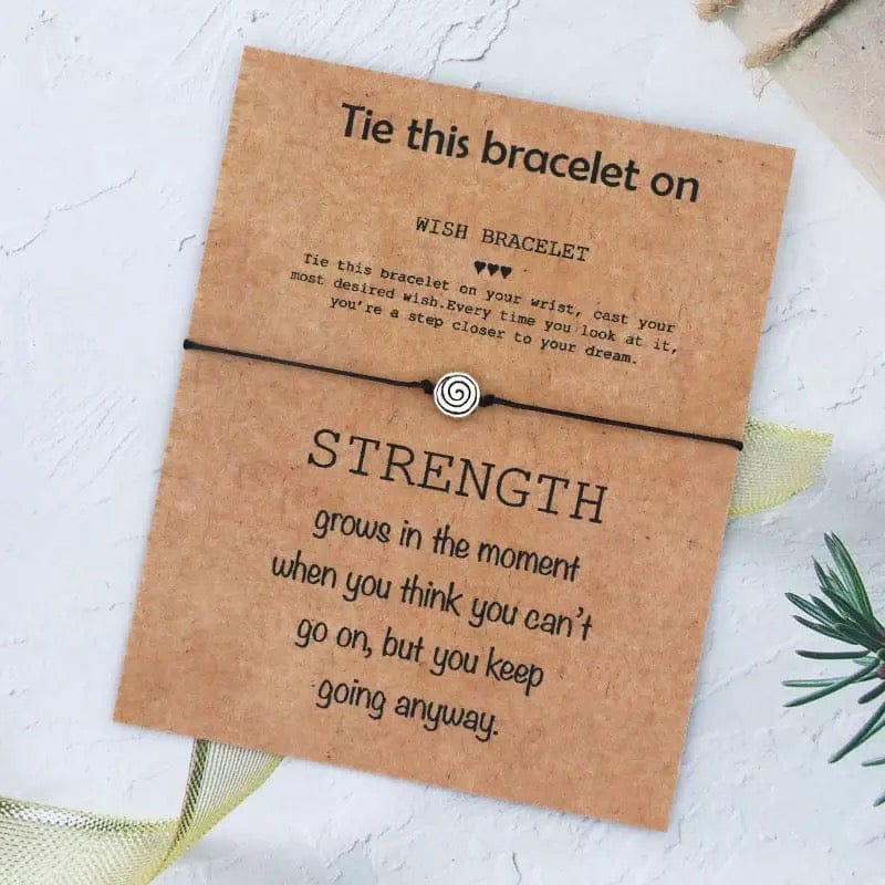Strength Wish Charm Bracelet
