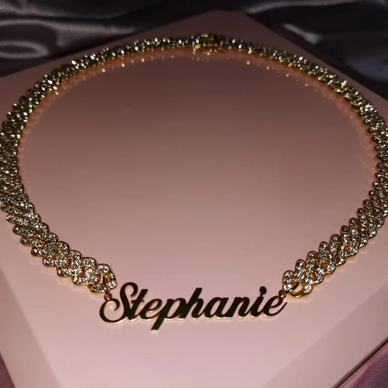 Blinged Out Cuban Link Custom Necklace