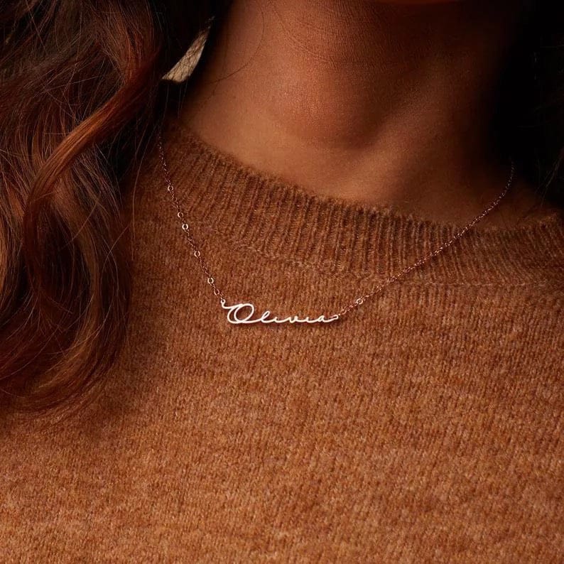 Gold Personalized Necklace
