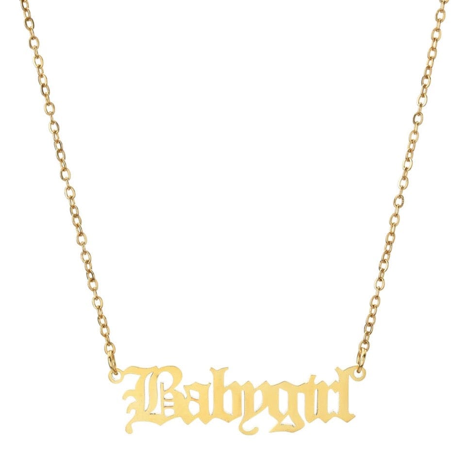 Custom Gold Children Necklace
