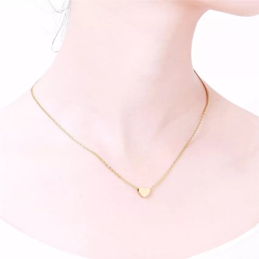 Minimalist Gold Heart Necklace