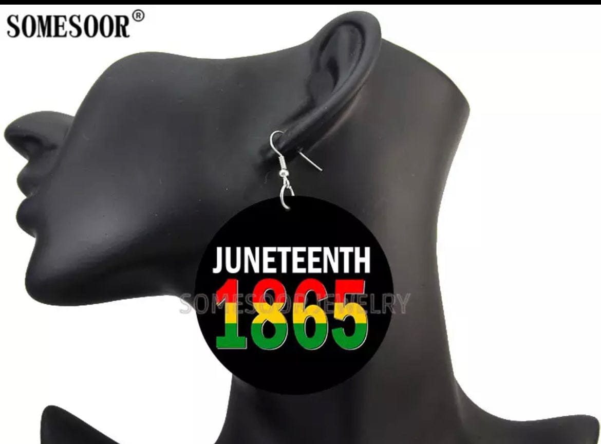 Breaking Every Chain Juneteenth Earrings