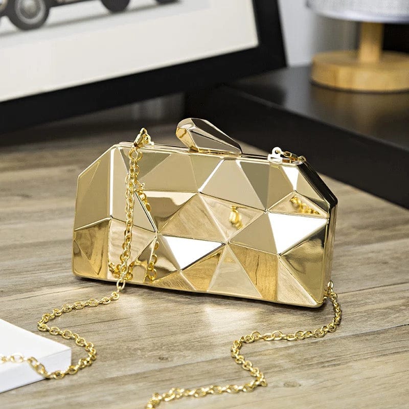 Geometric Clutch Crossbody Handbag