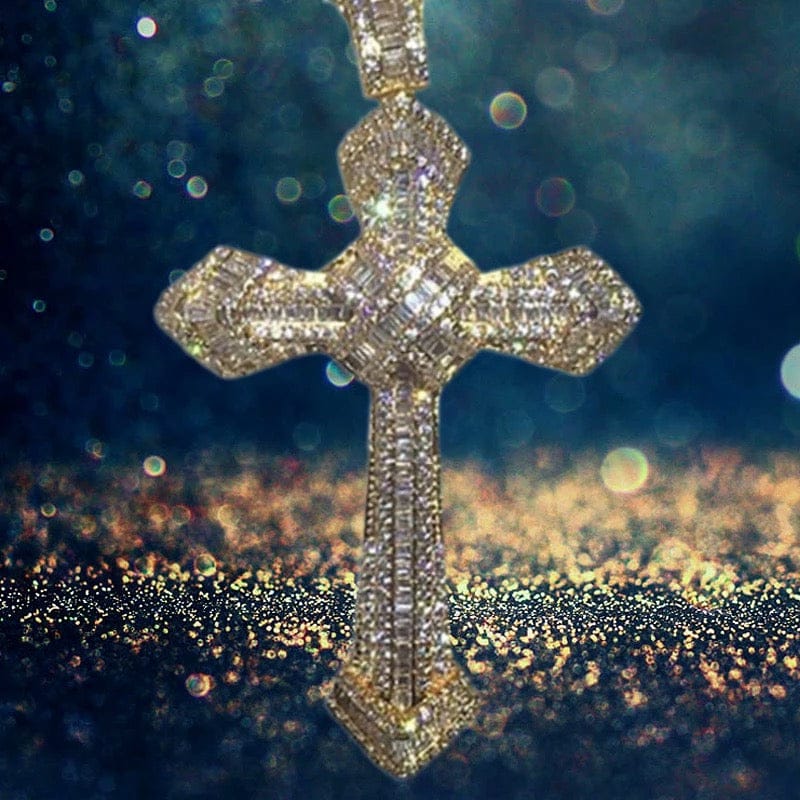 Egyptian Stainless Steel Cross Necklace