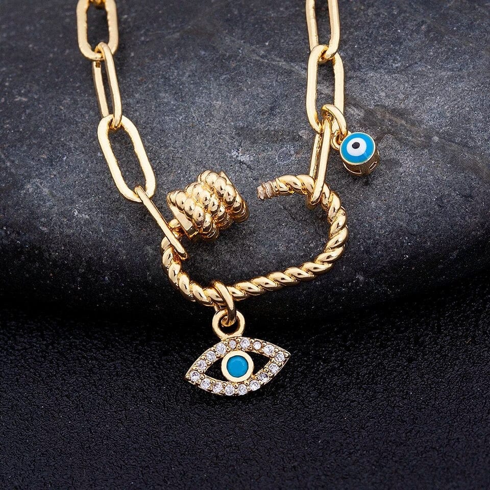 Evil Eye Charm GolfBracelet