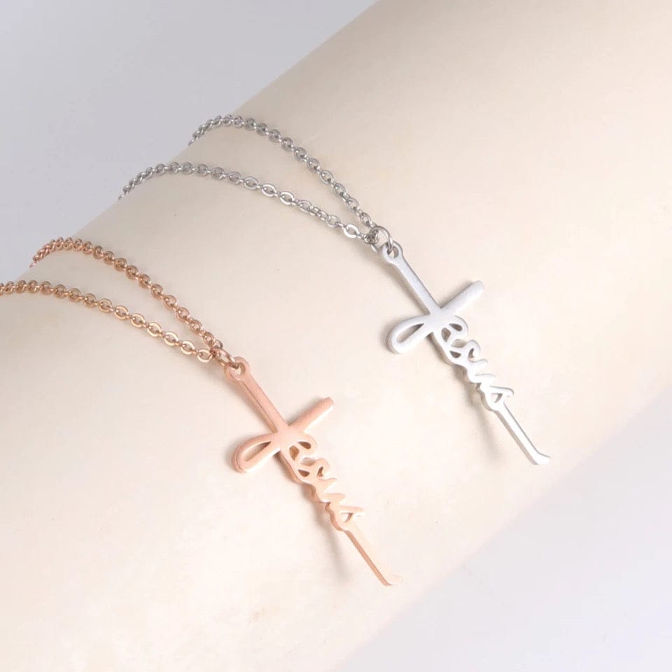 Jesus Necklace (Gold or Silver