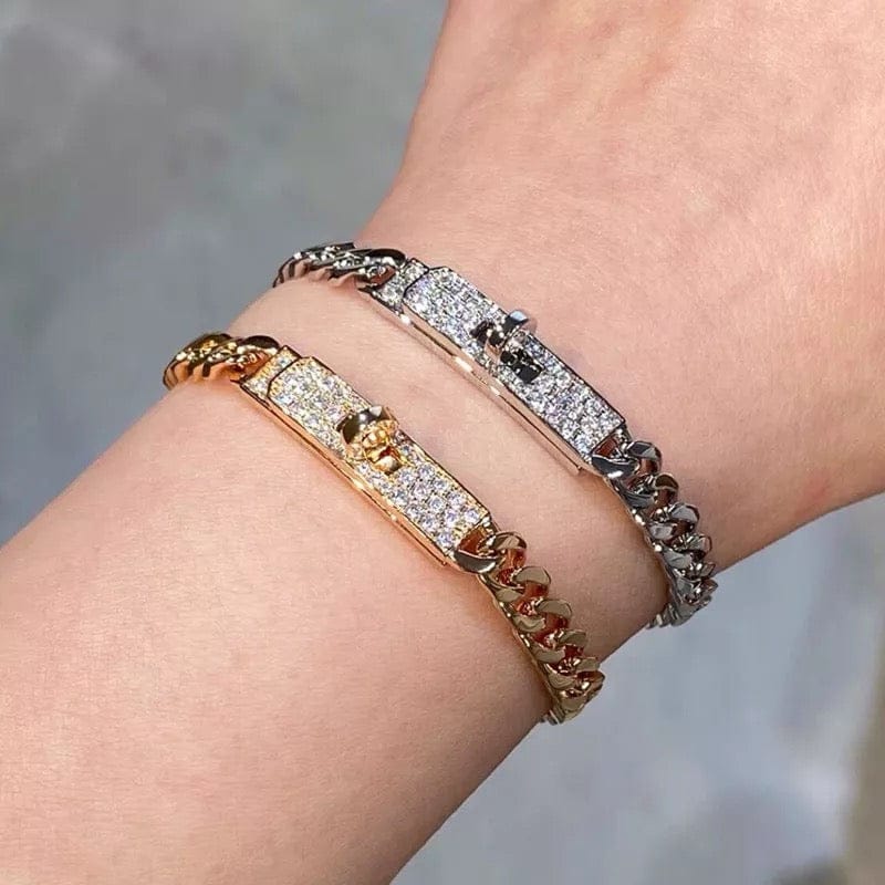 Blinged Out Luxury Bracelet( Silver or Gold)