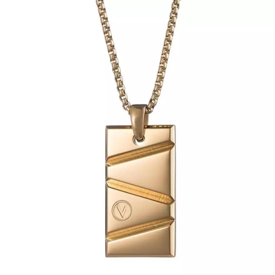 Bar Men's Necklace(Available in Gold or black)